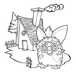 Dessin à colorier: Furby (Jouets et Jeux) #218578 - Coloriages à Imprimer Gratuits