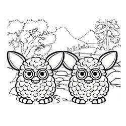 Dessin à colorier: Furby (Jouets et Jeux) #218579 - Coloriages à Imprimer Gratuits