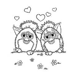 Dessin à colorier: Furby (Jouets et Jeux) #218582 - Coloriages à Imprimer Gratuits