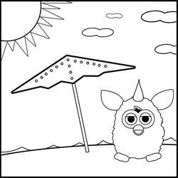 Dessin à colorier: Furby (Jouets et Jeux) #218583 - Coloriages à Imprimer Gratuits