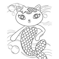 Dessin à colorier: Gabby Chat (Jouets et Jeux) #181026 - Coloriages à Imprimer Gratuits