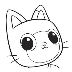 Dessin à colorier: Gabby Chat (Jouets et Jeux) #181041 - Coloriages à Imprimer Gratuits