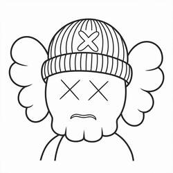 Dessin à colorier: KAWS (Jouets et Jeux) #219629 - Coloriages à Imprimer Gratuits