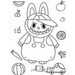 Dessin à colorier: Labubu (Jouets et Jeux) #220821 - Coloriages à Imprimer Gratuits