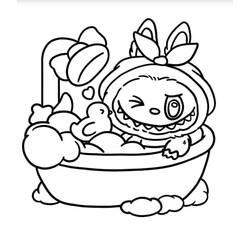 Dessin à colorier: Labubu (Jouets et Jeux) #220825 - Coloriages à Imprimer Gratuits