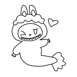 Dessin à colorier: Labubu (Jouets et Jeux) #220827 - Coloriages à Imprimer Gratuits