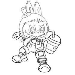 Dessin à colorier: Labubu (Jouets et Jeux) #220829 - Coloriages à Imprimer Gratuits