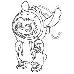 Dessin à colorier: Labubu (Jouets et Jeux) #220832 - Coloriages à Imprimer Gratuits