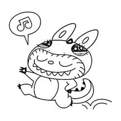 Dessin à colorier: Labubu (Jouets et Jeux) #220834 - Coloriages à Imprimer Gratuits