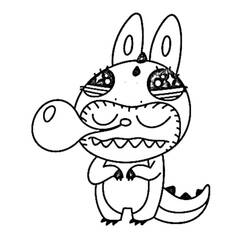 Dessin à colorier: Labubu (Jouets et Jeux) #220837 - Coloriages à Imprimer Gratuits