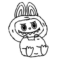 Dessin à colorier: Labubu (Jouets et Jeux) #220841 - Coloriages à Imprimer Gratuits