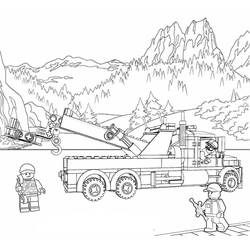 Dessin à colorier: Lego City (Jouets et Jeux) #200455 - Coloriages à Imprimer Gratuits