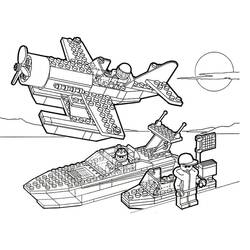 Dessin à colorier: Lego City (Jouets et Jeux) #200464 - Coloriages à Imprimer Gratuits