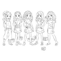 Dessin à colorier: Lego Friends (Jouets et Jeux) #179405 - Coloriages à Imprimer Gratuits