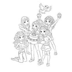 Dessin à colorier: Lego Friends (Jouets et Jeux) #179409 - Coloriages à Imprimer Gratuits