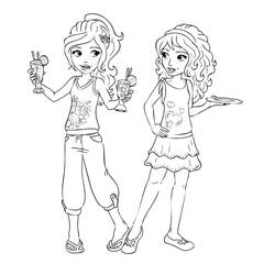 Dessin à colorier: Lego Friends (Jouets et Jeux) #179410 - Coloriages à Imprimer Gratuits