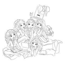 Dessin à colorier: Lego Friends (Jouets et Jeux) #179417 - Coloriages à Imprimer Gratuits