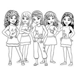 Dessin à colorier: Lego Friends (Jouets et Jeux) #179425 - Coloriages à Imprimer Gratuits