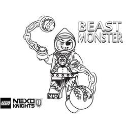 Dessin à colorier: Lego Nexo Knights (Jouets et Jeux) #199161 - Coloriages à Imprimer Gratuits