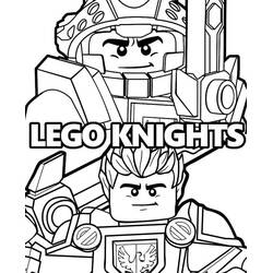 Dessin à colorier: Lego Nexo Knights (Jouets et Jeux) #199164 - Coloriages à Imprimer Gratuits