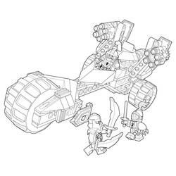 Dessin à colorier: Lego Nexo Knights (Jouets et Jeux) #199168 - Coloriages à Imprimer Gratuits