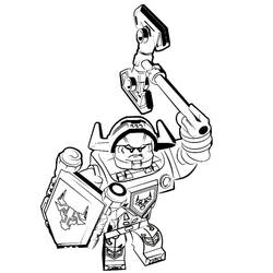Dessin à colorier: Lego Nexo Knights (Jouets et Jeux) #199175 - Coloriages à Imprimer Gratuits