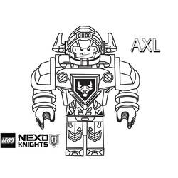 Dessin à colorier: Lego Nexo Knights (Jouets et Jeux) #199181 - Coloriages à Imprimer Gratuits