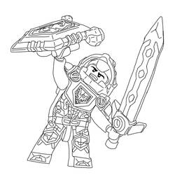 Dessin à colorier: Lego Nexo Knights (Jouets et Jeux) #199183 - Coloriages à Imprimer Gratuits