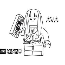 Dessin à colorier: Lego Nexo Knights (Jouets et Jeux) #199188 - Coloriages à Imprimer Gratuits