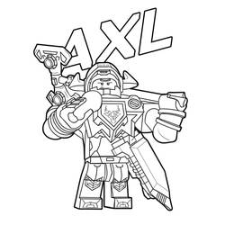 Dessin à colorier: Lego Nexo Knights (Jouets et Jeux) #199189 - Coloriages à Imprimer Gratuits