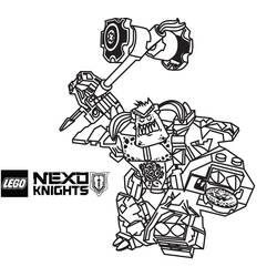 Dessin à colorier: Lego Nexo Knights (Jouets et Jeux) #199190 - Coloriages à Imprimer Gratuits