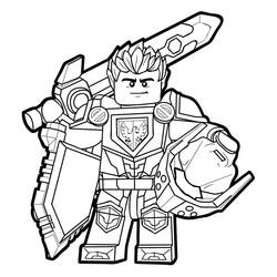 Dessin à colorier: Lego Nexo Knights (Jouets et Jeux) #199192 - Coloriages à Imprimer Gratuits