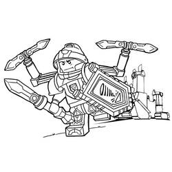 Dessin à colorier: Lego Nexo Knights (Jouets et Jeux) #199197 - Coloriages à Imprimer Gratuits
