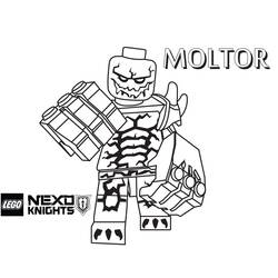 Dessin à colorier: Lego Nexo Knights (Jouets et Jeux) #199203 - Coloriages à Imprimer Gratuits