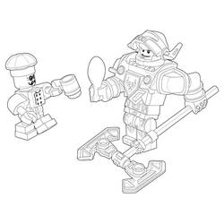 Dessin à colorier: Lego Nexo Knights (Jouets et Jeux) #199212 - Coloriages à Imprimer Gratuits