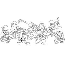 Dessin à colorier: Lego Ninjago (Jouets et Jeux) #171078 - Coloriages à Imprimer Gratuits