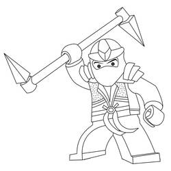 Dessin à colorier: Lego Ninjago (Jouets et Jeux) #171104 - Coloriages à Imprimer Gratuits