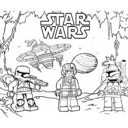 Dessin à colorier: LEGO Star Wars (Jouets et Jeux) #200441 - Coloriages à Imprimer Gratuits