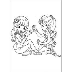 Dessins à colorier: Moments Précieux - Coloriages à Imprimer Gratuits
