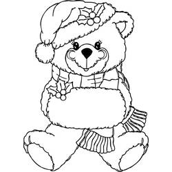 Dessin à colorier: Nounours (Teddy) (Jouets et Jeux) #180441 - Coloriages à Imprimer Gratuits