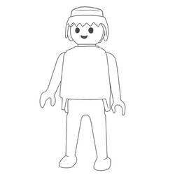 Dessin à colorier: Playmobil (Jouets et Jeux) #195439 - Coloriages à Imprimer Gratuits