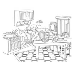 Dessin à colorier: Playmobil (Jouets et Jeux) #195465 - Coloriages à Imprimer Gratuits