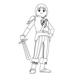 Dessin à colorier: Playmobil (Jouets et Jeux) #195501 - Coloriages à Imprimer Gratuits