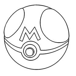 Dessin à colorier: Pokeball (Jouets et Jeux) #216472 - Coloriages à Imprimer Gratuits
