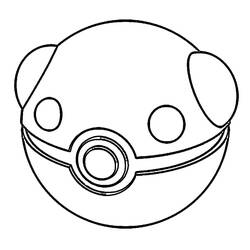Dessin à colorier: Pokeball (Jouets et Jeux) #216477 - Coloriages à Imprimer Gratuits