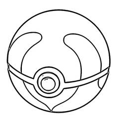 Dessin à colorier: Pokeball (Jouets et Jeux) #216481 - Coloriages à Imprimer Gratuits