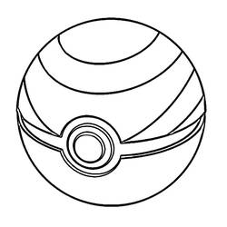 Dessin à colorier: Pokeball (Jouets et Jeux) #216482 - Coloriages à Imprimer Gratuits