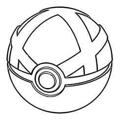 Dessin à colorier: Pokeball (Jouets et Jeux) #216483 - Coloriages à Imprimer Gratuits