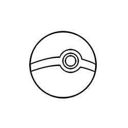 Dessin à colorier: Pokeball (Jouets et Jeux) #216485 - Coloriages à Imprimer Gratuits