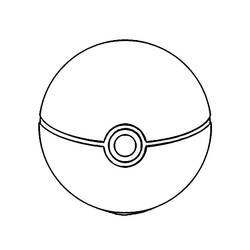 Dessin à colorier: Pokeball (Jouets et Jeux) #216486 - Coloriages à Imprimer Gratuits